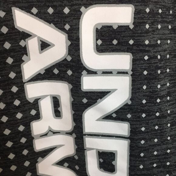 Under Armour HeatGear Loose-Fit Black and Gray T-Shirt Youth XL - Picture 9 of 14
